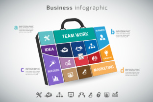 Bag Puzzle Infographic: A Versatile Design Tool for Modern Creatives