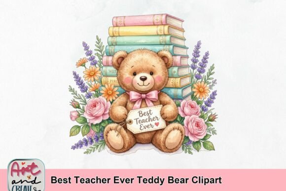Best Teacher Ever Teddy Bear Clipart: A Heartfelt Addition to Your Educational Projects