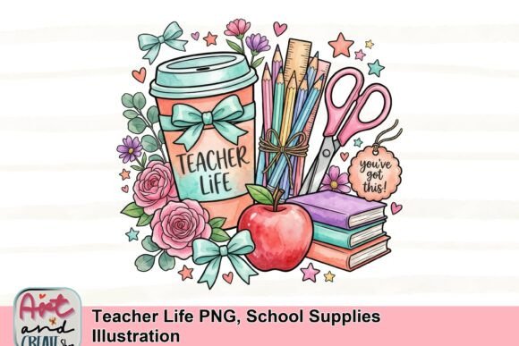 Bringing Whimsy to the Classroom: The Power of the Teacher Life PNG Design