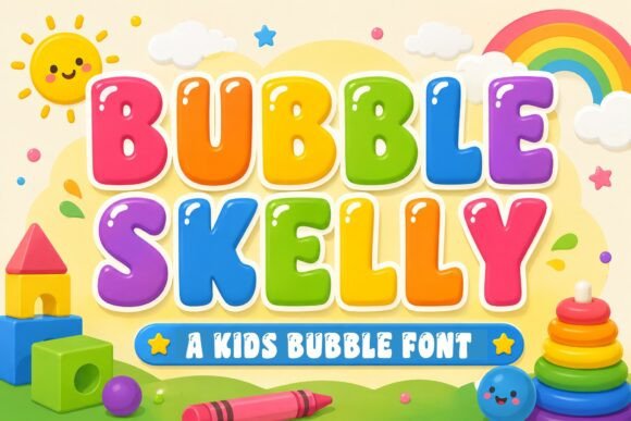 Bubble Skelly: A Playful Typeface for Joyful Design Projects