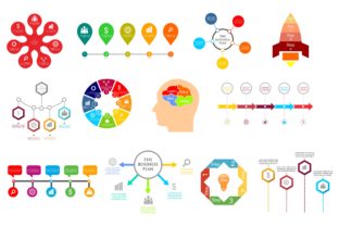 Business Diagram Infographics Logo: Visual Clarity for Professionals
