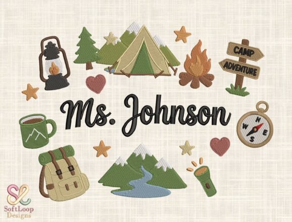 Custom Camping Adventure Embroidery: Celebrate the Spirit of the Outdoors