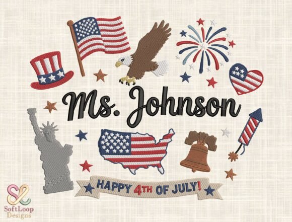 Custom Patriotic USA Embroidery Design: A Symbol of Pride and Personalization