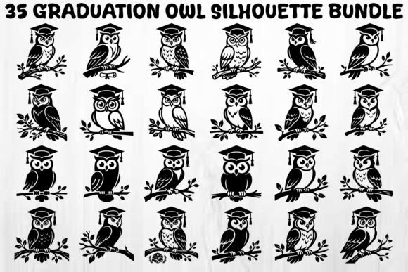 Graduation Owl SVG Bundle: Creative Designs for Academic Celebrations