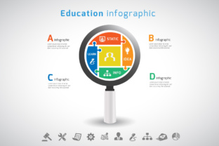 Magnifying Glass Puzzle Infographic: Creative Uses