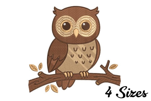 Owl Embroidery Design: Bringing Woodland Magic to Your Stitches