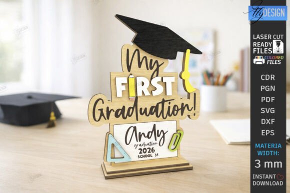 Personalized Kids Graduation Award Laser