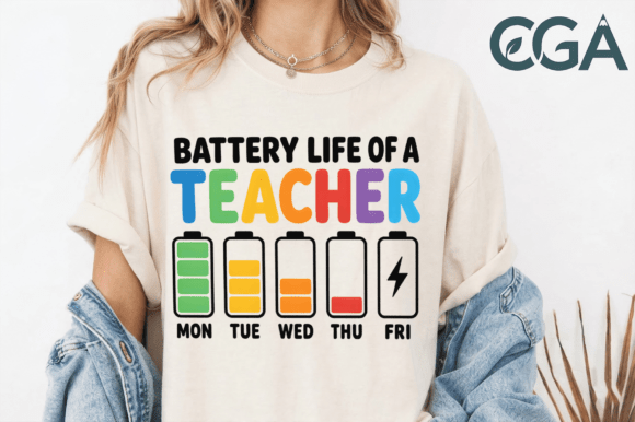 Teacher Battery Low Energy Funny PNG: Classroom Humor at Its Best